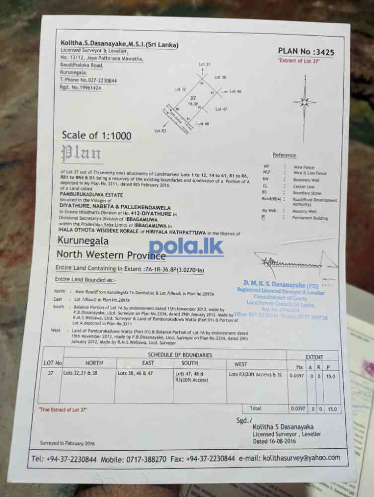 Land for sale in ibbagamuwa - photo 3
