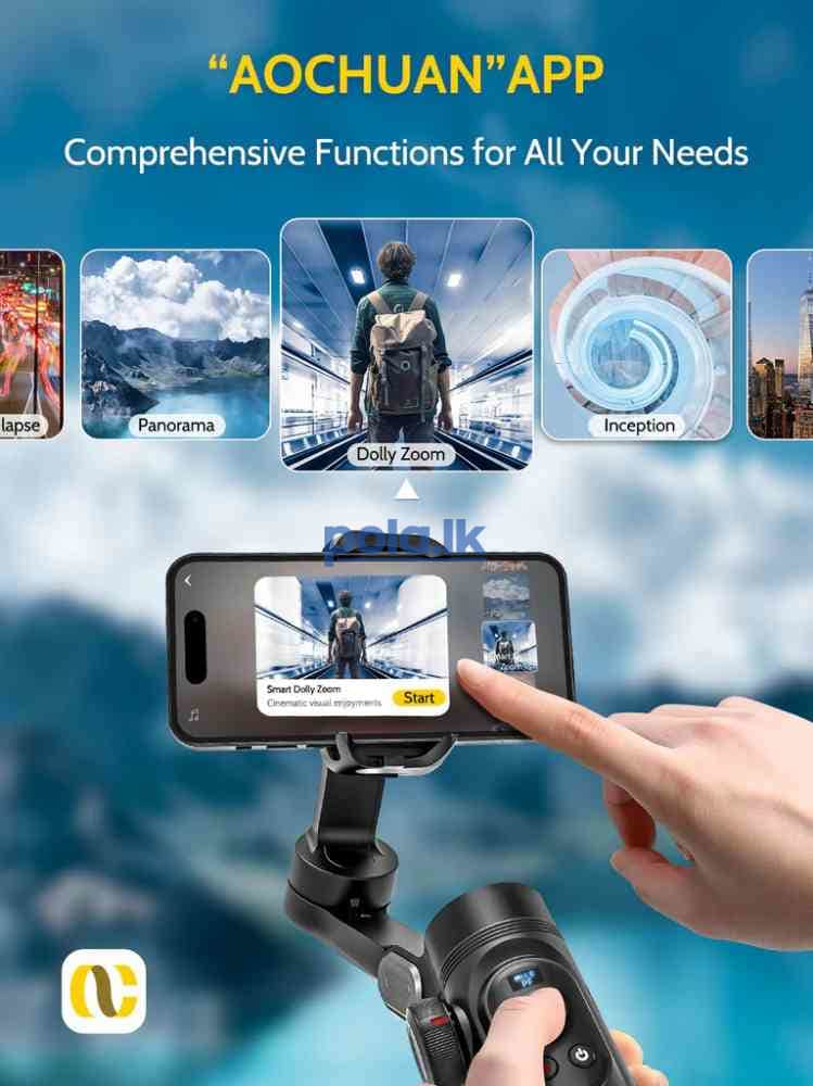 Aochuan smart x pro 3-axis phone gimbal stabilizer - photo 5