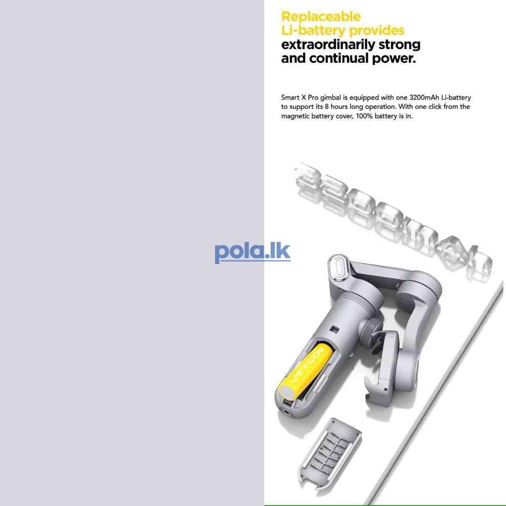 Aochuan smart x pro 3-axis phone gimbal stabilizer - photo 13