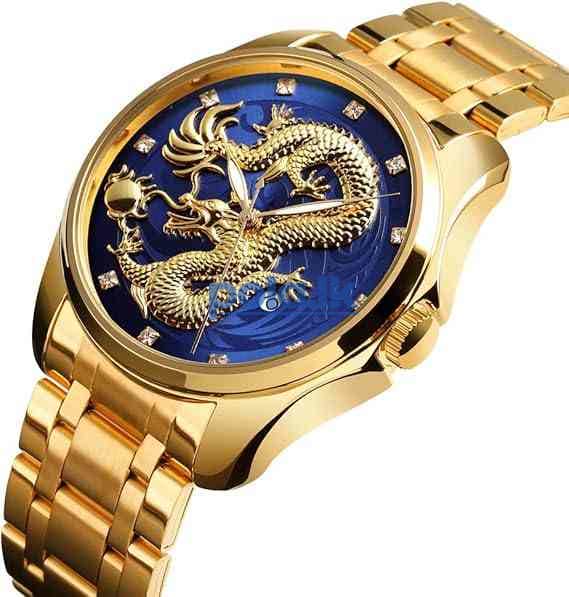 Skmei golden dragon men's watch - photo 1