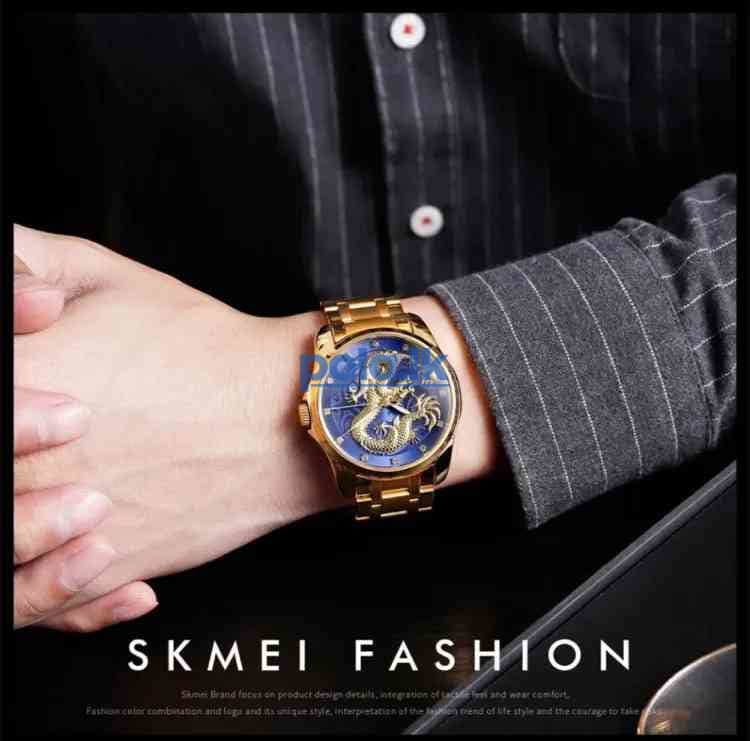 Skmei golden dragon men's watch - photo 3