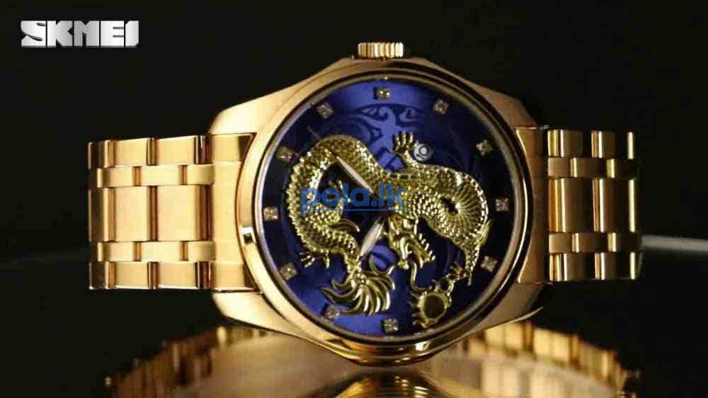 Skmei golden dragon men's watch - photo 2