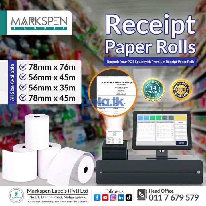 Barcode printets and paper rolls - photo 2