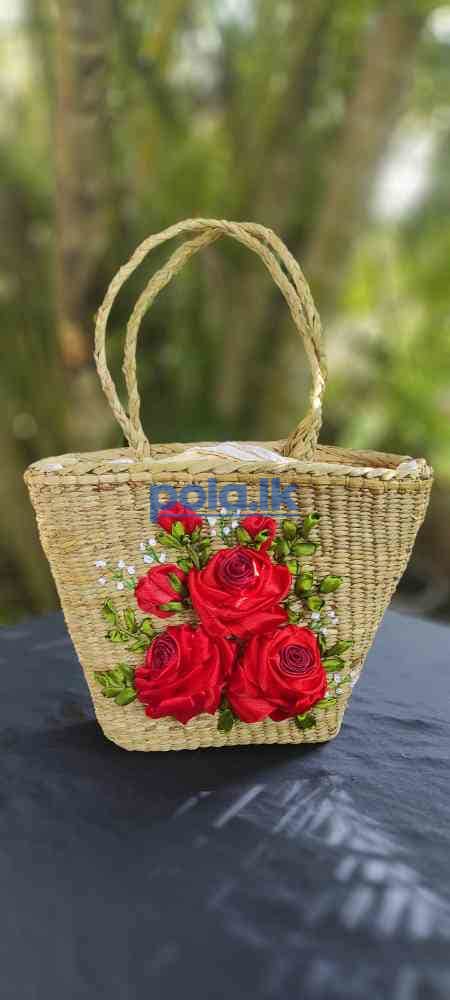 Ribbon embroidery palm bags - photo 1