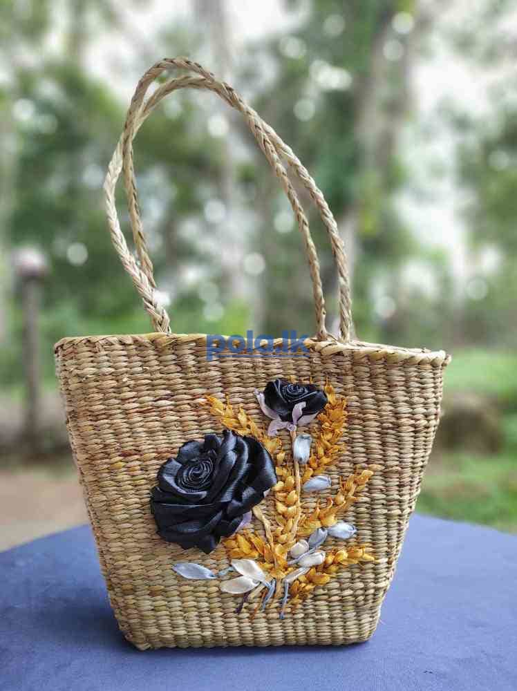 Ribbon embroidery palm bags - photo 3