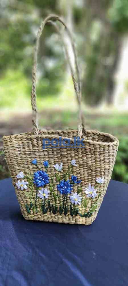 Ribbon embroidery palm bags - photo 4