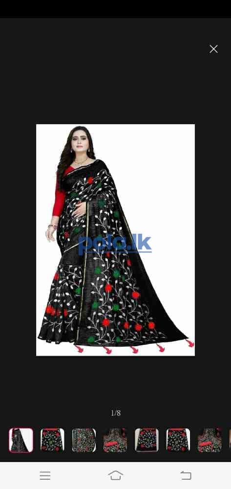 Embroider cotton sari - photo 1
