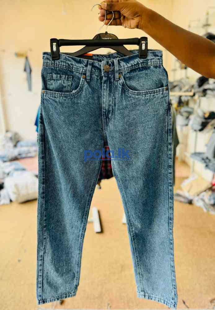 Men's super dry acid washed big fold denim - photo 3