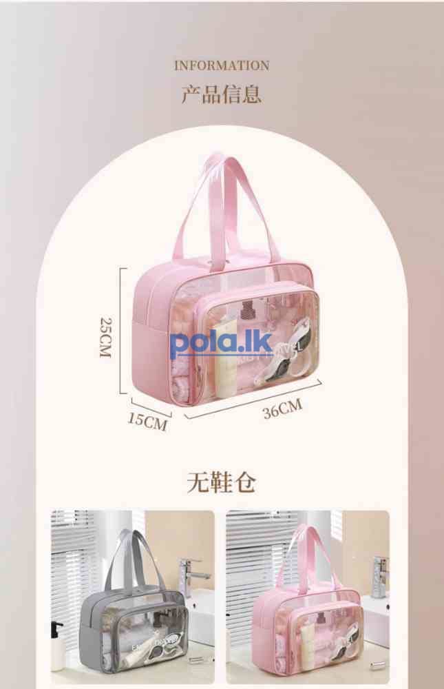 Clear waterproof travel toiletry bag - photo 15