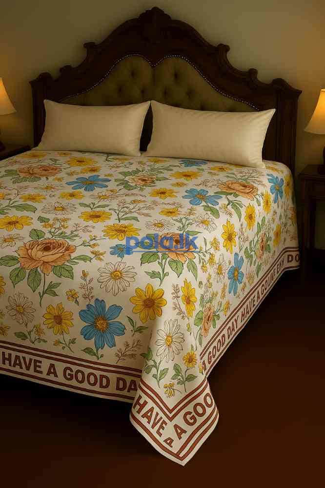 Readymade bed sheet and 2 pillowcase package - photo 1