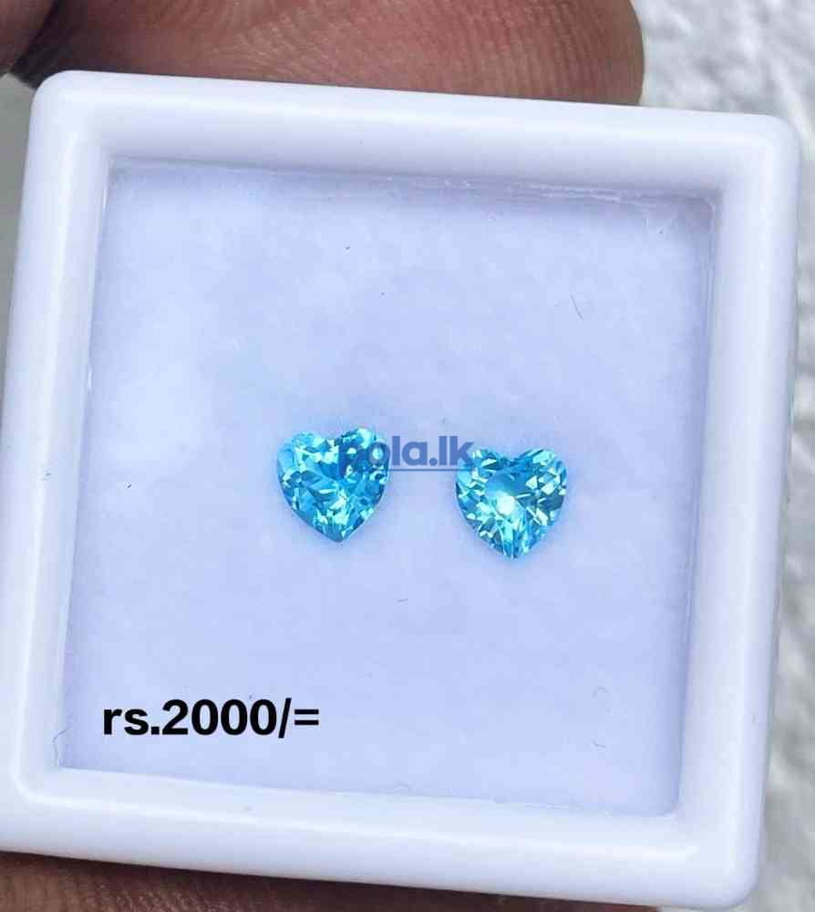 Natural gem pairs for earrings - photo 2