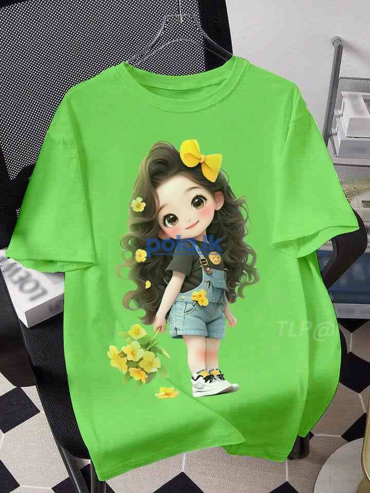 Cute cartoon girl's t-shirts - photo 5