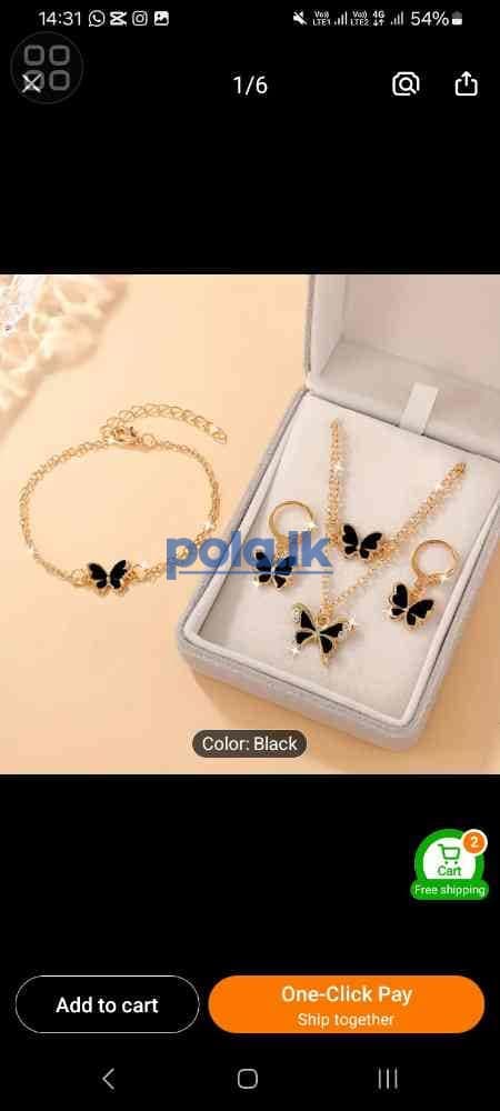4Pcs elegant women's fashion jewelry set - photo 5