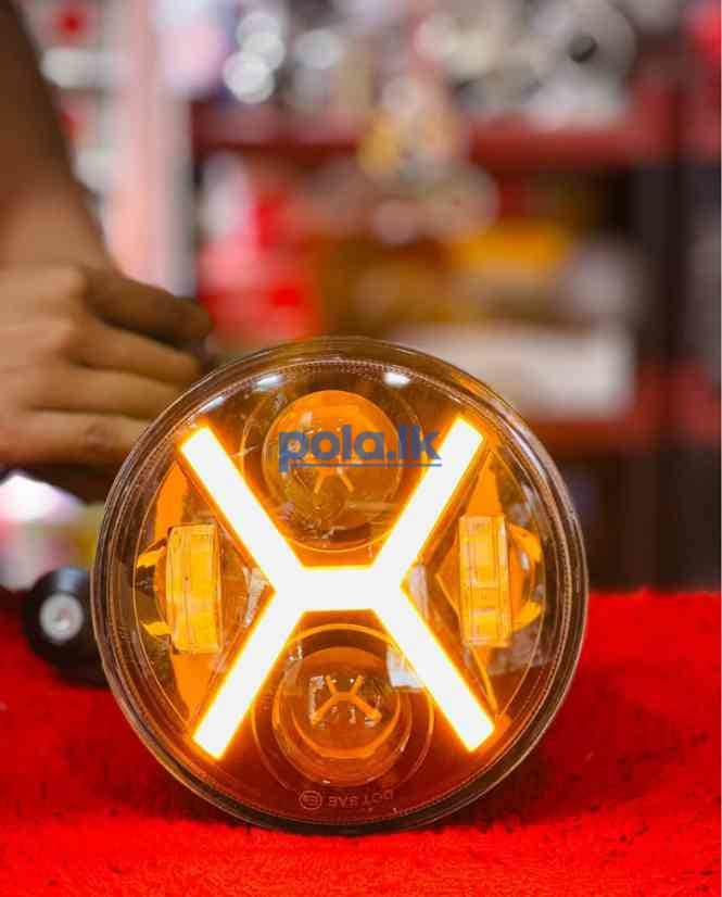 X Shaped LED projector headlight - photo 4