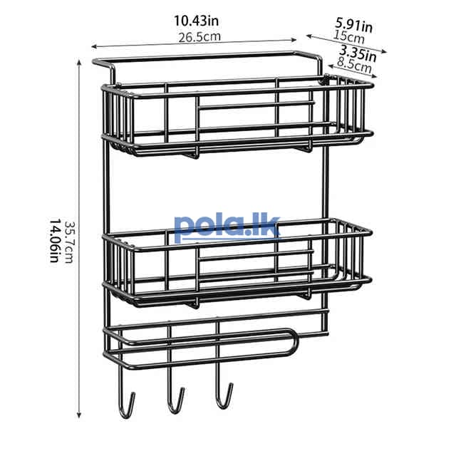 Wall mounted spice shelf - photo 2