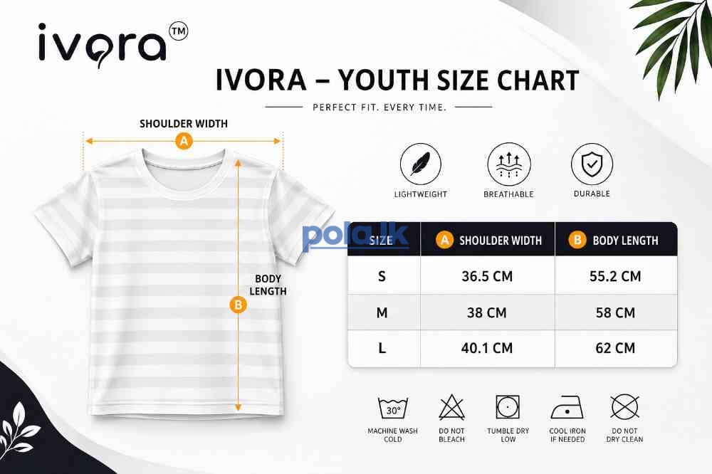 Ivora unisex teenage striped crew neck t-shirts - photo 6