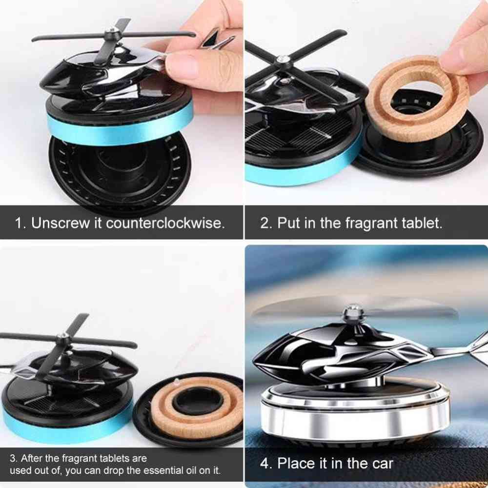 Solar car air freshener