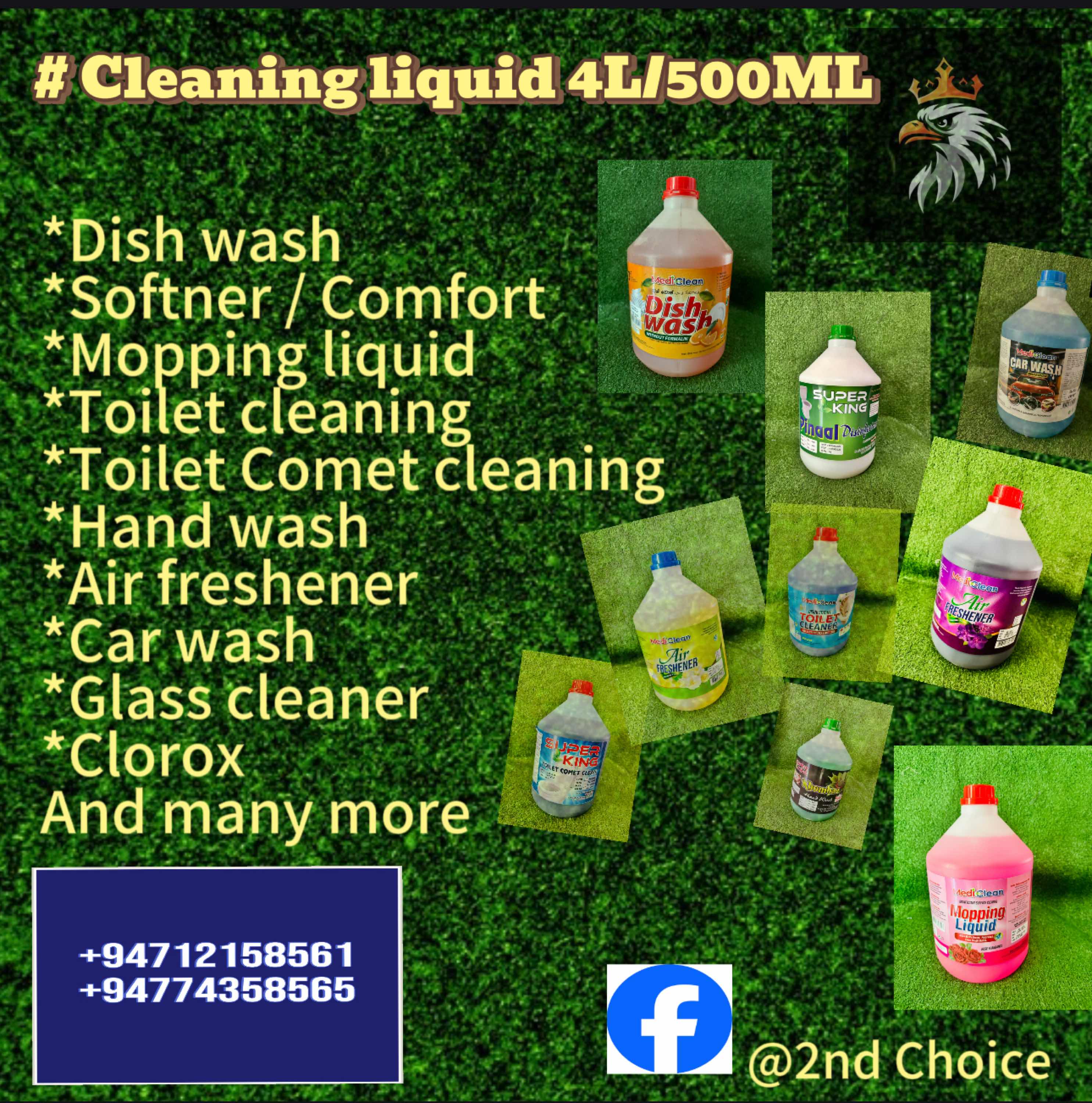 Home & office cleaning liquids