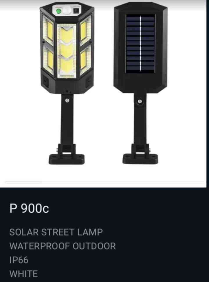 Led solar lamp