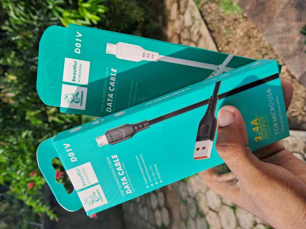 Denmen micro data cable 2.4A fast charging