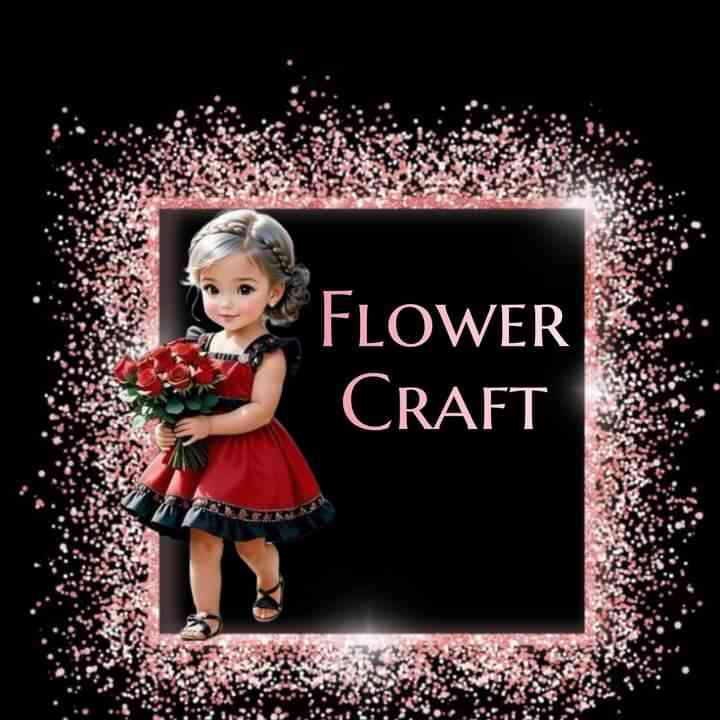 Flower craft ladies slippers