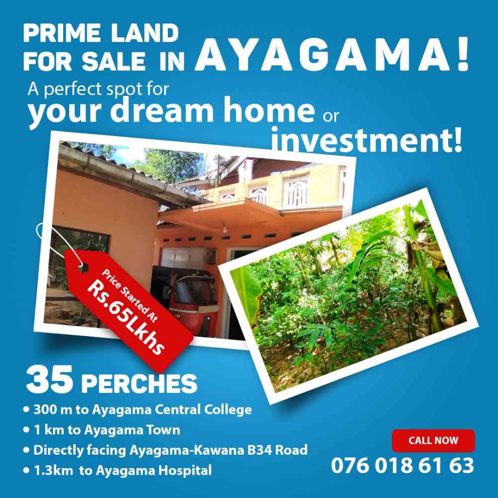 Land for sale in ayagama