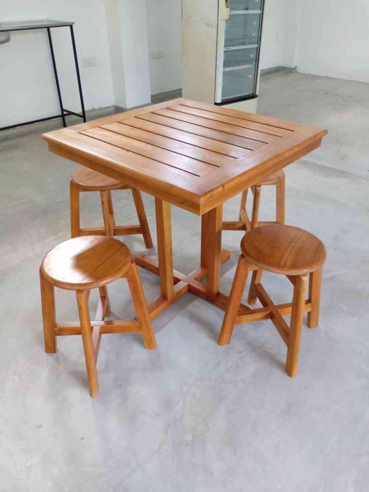 Table and chairs