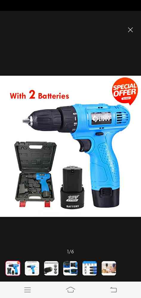 Recharge screwdriver machine