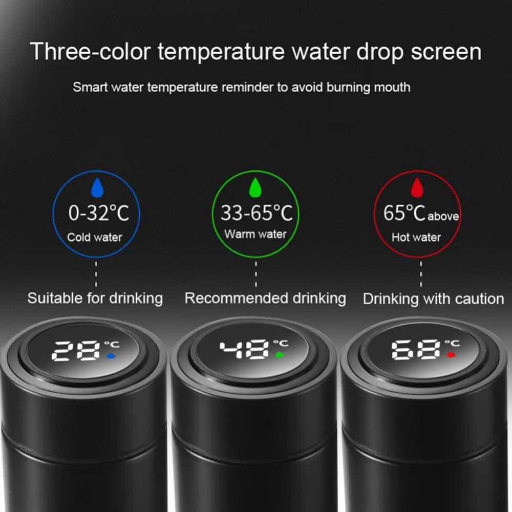 Stainless steel temperature bottle