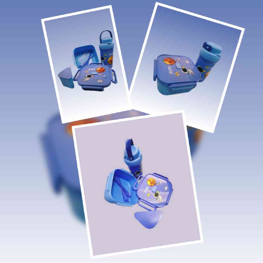 Lunch box with water bottle