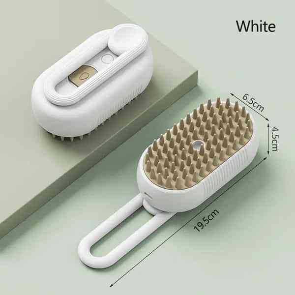 Electric pet brush with spray