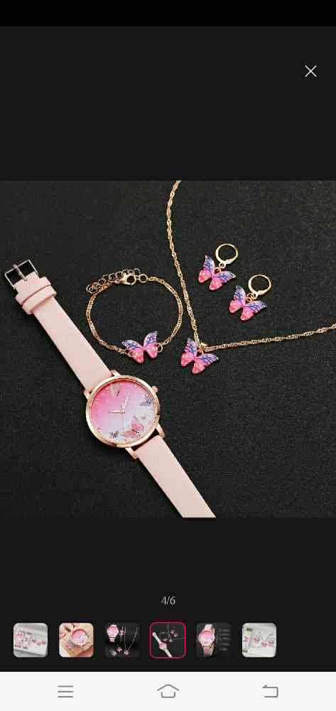 Ladies watches and earrings