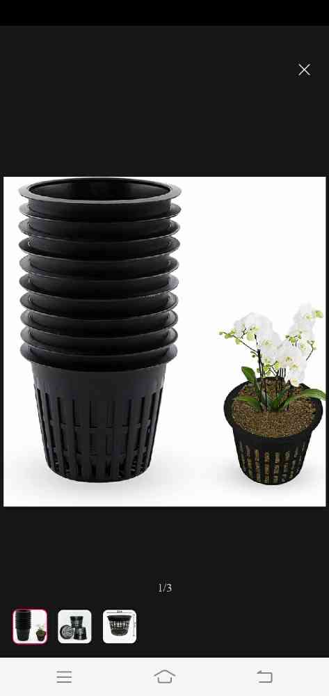 Bulk pulstic oriched pots
