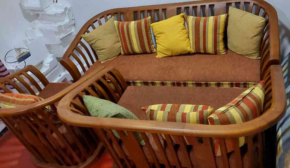 Teak sofa set