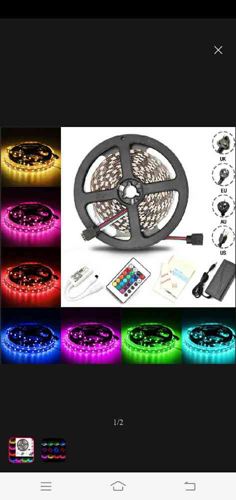 Rgb strip light