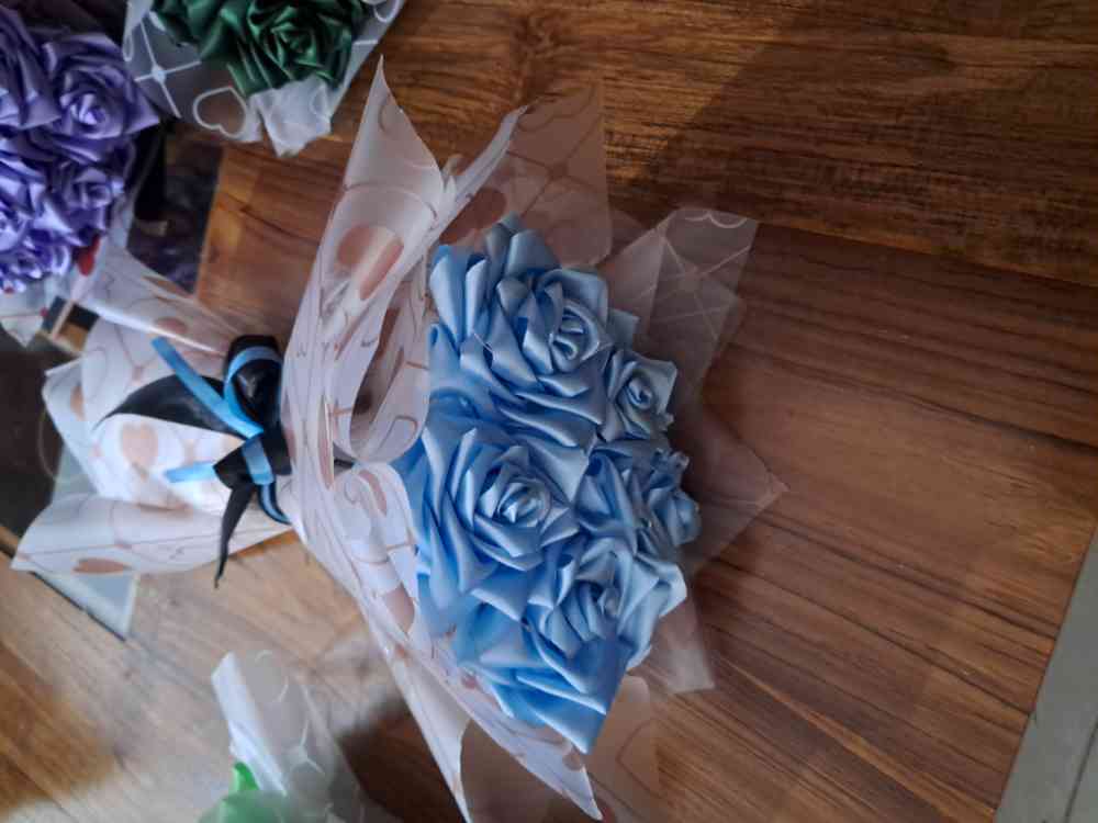 Ribon rose flower