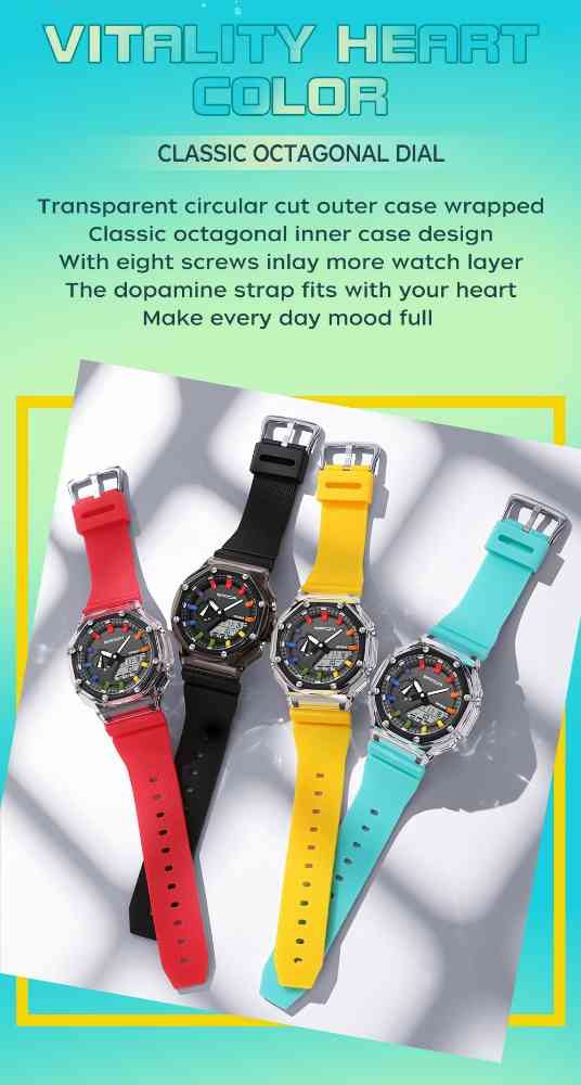 LED men's watch