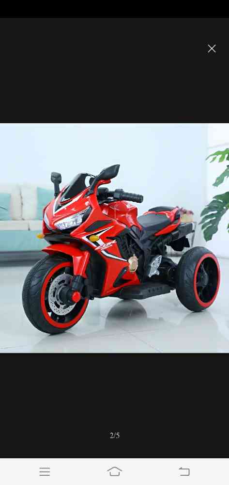 Kids rechargeable bike
