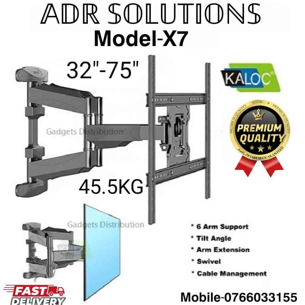 Kaloc X7 75" Full motion wall bracket