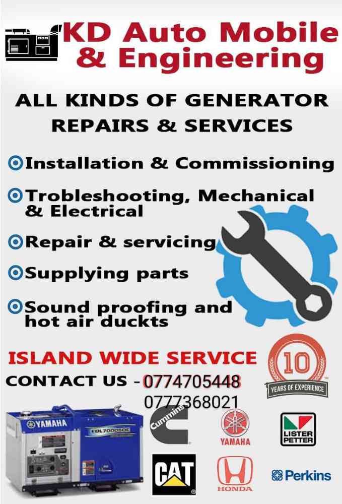 Generator service and repair
