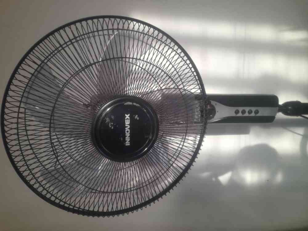 Pedastal fan and box fan.