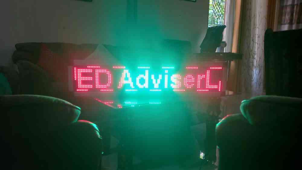 Led name board