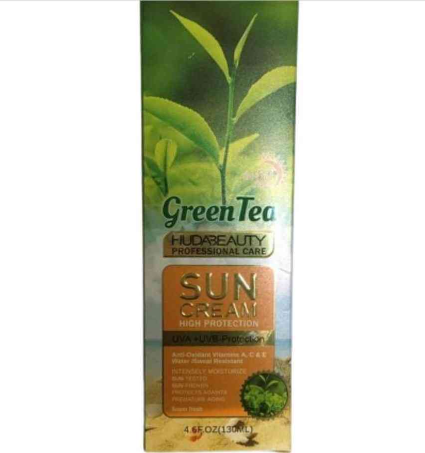 Hudabeauty green tea sun cream