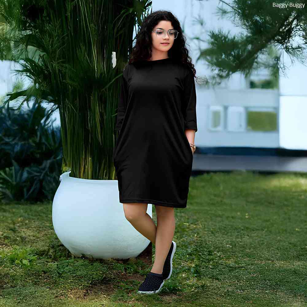 Black baggy frock