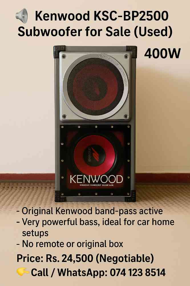 Kenwood subwoofer for sale