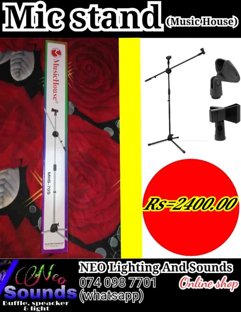 Music house mic stand