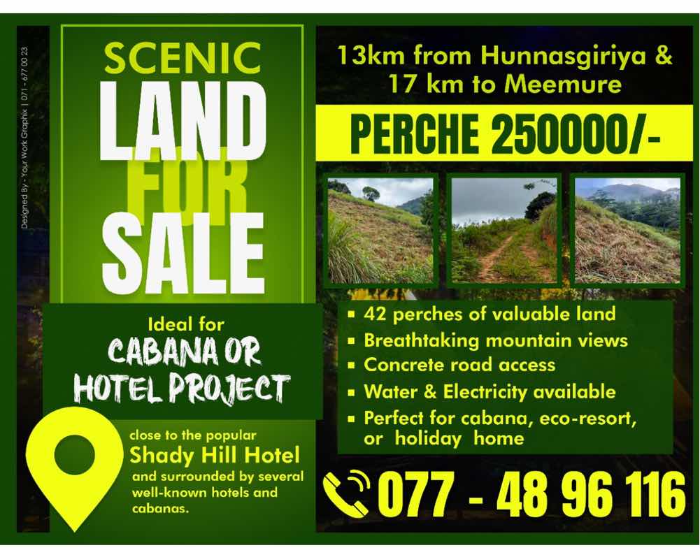 Ideal land for cabana or hotel