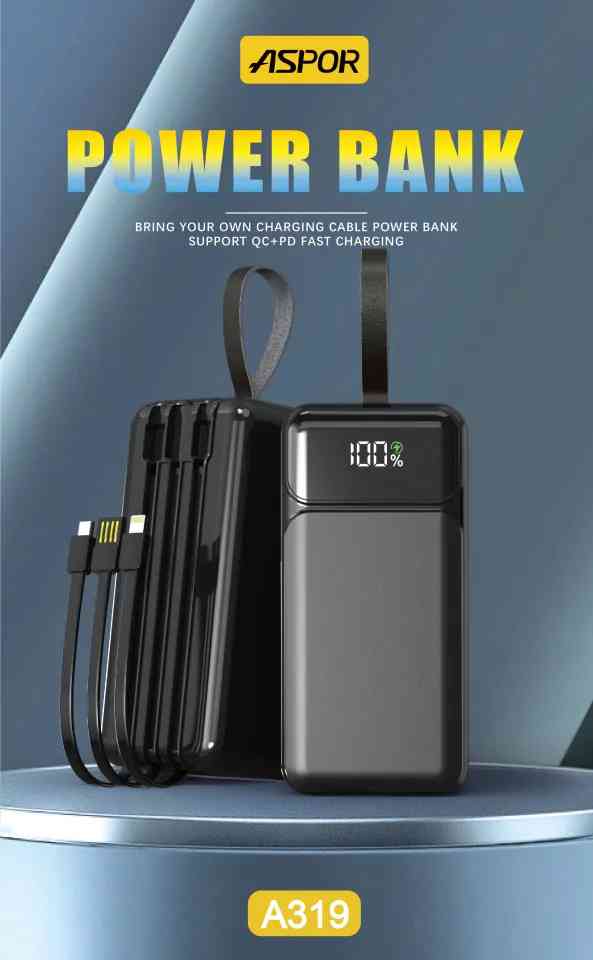 Asopr power bank 50000mAh