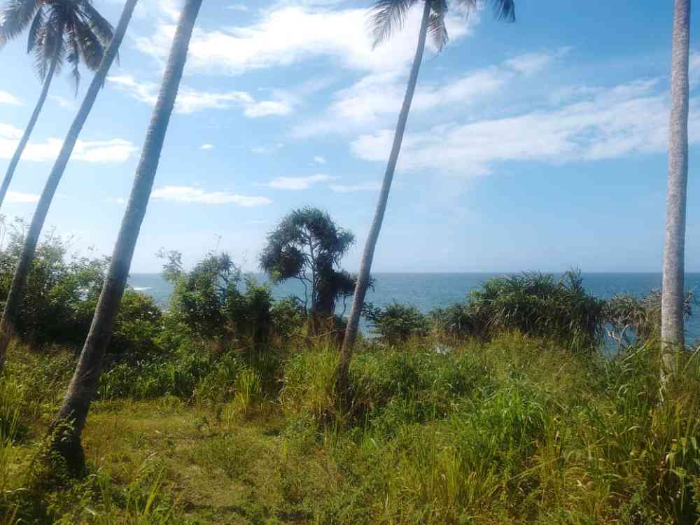 Beachfront land for sale