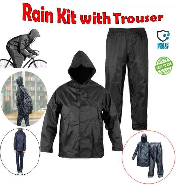 Rain coat with trouser